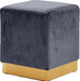 Jax Velvet Ottoman/Stool - Sterling House Interiors