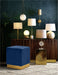 Jax Velvet Ottoman/Stool - Sterling House Interiors