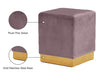 Jax Velvet Ottoman/Stool - Sterling House Interiors