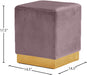 Jax Velvet Ottoman/Stool - Sterling House Interiors