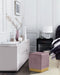 Jax Velvet Ottoman/Stool - Sterling House Interiors