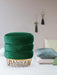 Revolve Velvet Ottoman/Stool - Sterling House Interiors