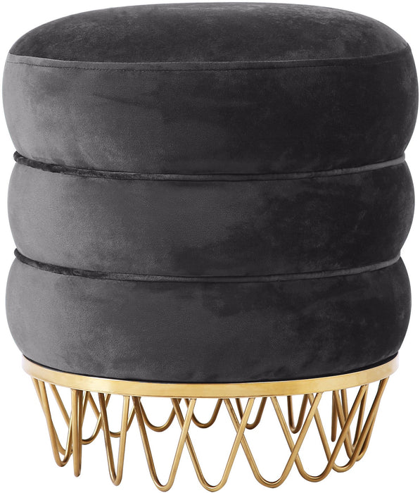 Revolve Velvet Ottoman/Stool - Sterling House Interiors