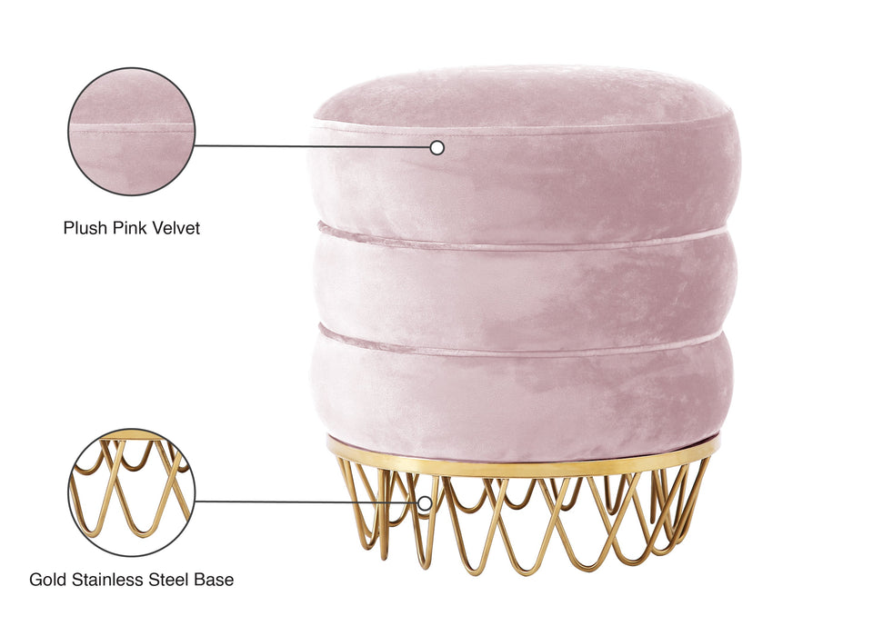 Revolve Velvet Ottoman/Stool - Sterling House Interiors