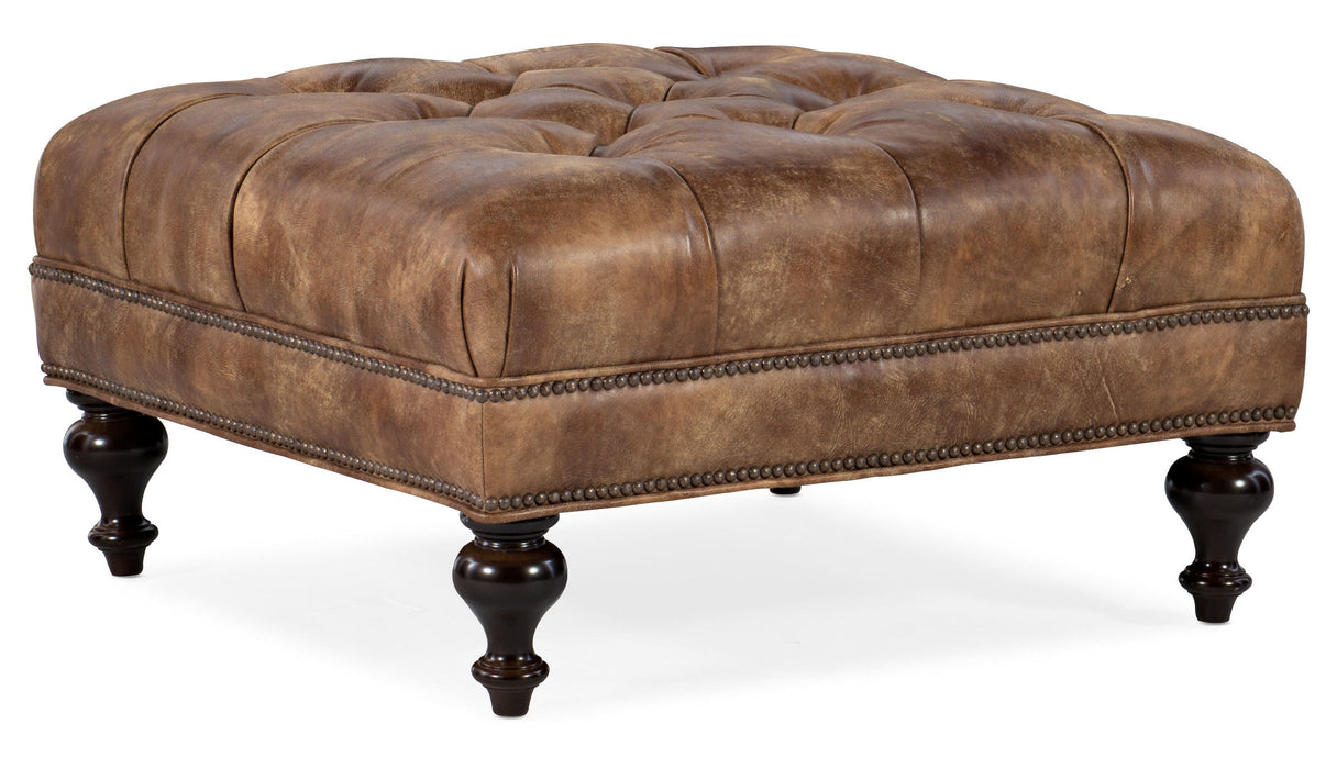 Fair-N-Square Tufted Square Ottoman