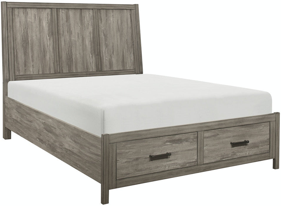 Bainbridge Queen Platform Bed With Footboard Storage