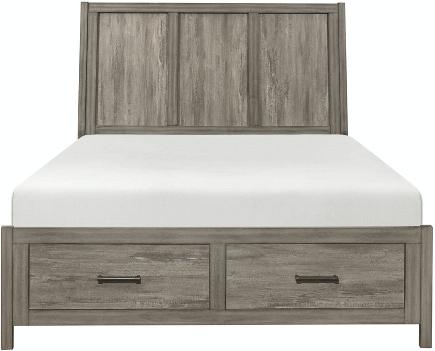 Bainbridge Queen Platform Bed With Footboard Storage