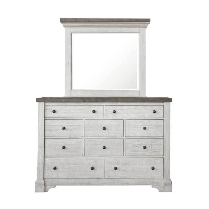 Valley Ridge 10 Drawer Dresser White