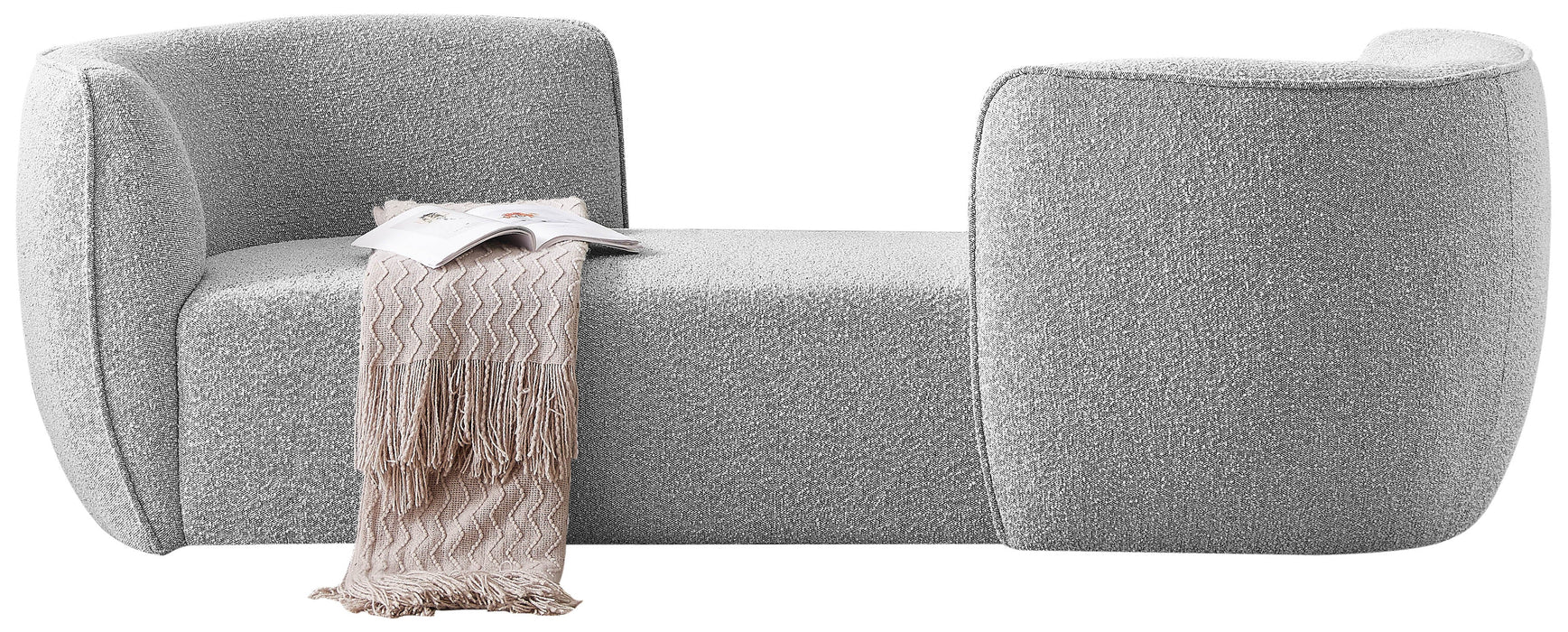 Hilton Fabric Chaise - Sterling House Interiors