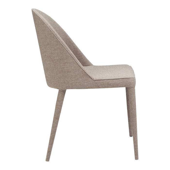 Burton Fabric Dining Chair Light Gray M2