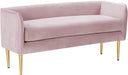 Audrey Black Velvet Bench - Sterling House Interiors