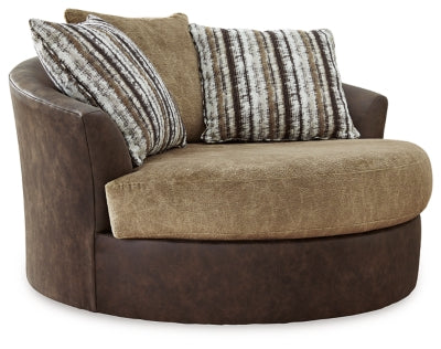 Alesbury Oversized Swivel Accent Chair