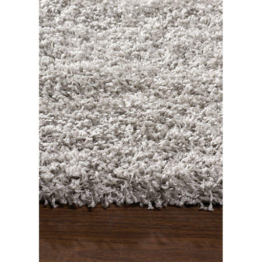 Silver Shaggy Solid Rug - Sterling House Interiors