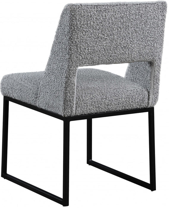 Jayce Boucle Fabric Dining Chair - Sterling House Interiors