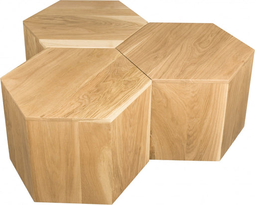 Eternal Natural 3PC Coffee Table - Sterling House Interiors