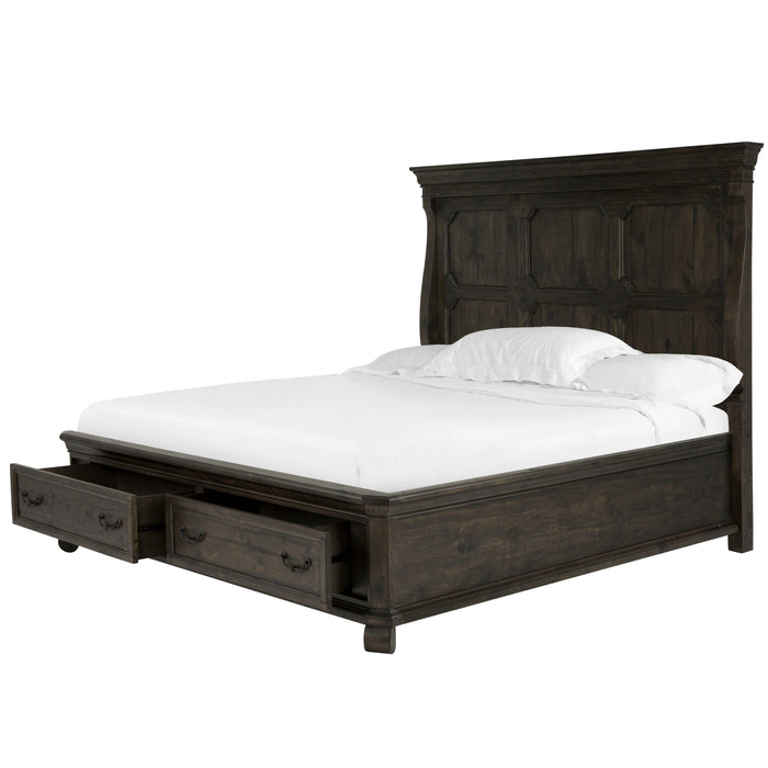 Bellamy Complete King Panel Storage Bed