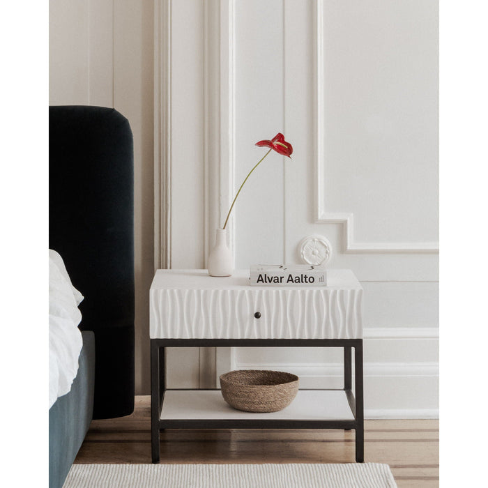 Faceout Nightstand White