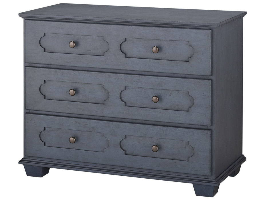 Past Forward Three Drawer Chest Dark Gray