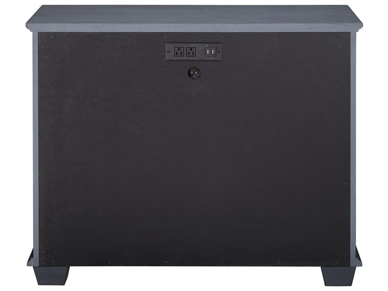 Past Forward Three Drawer Chest Dark Gray