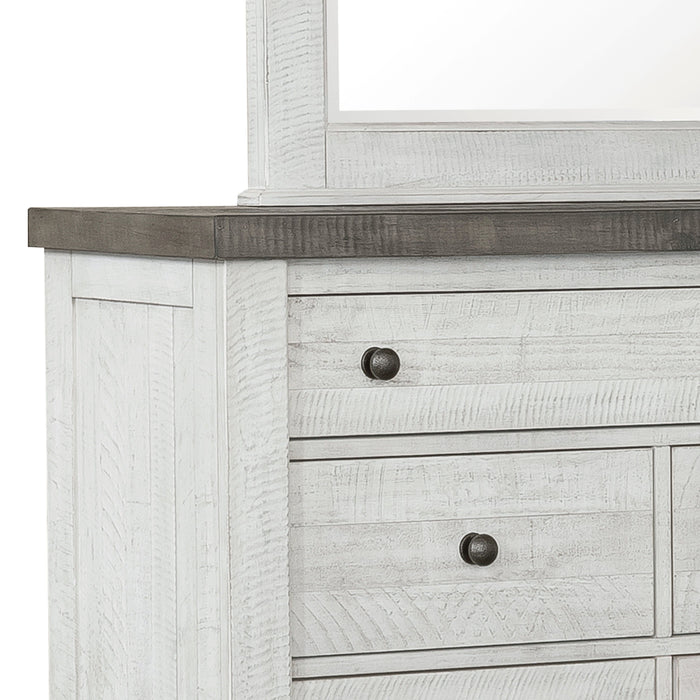 Valley Ridge 10 Drawer Dresser White