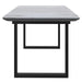 Gavin Dining Table with Extension in Black - Furniture Depot