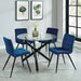 Suzette Round Dining Table in Black - Furniture Depot