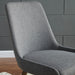 MIA-SIDE CHAIR-DARK GREY/GREY LEG (SET OF 2 ) - Furniture Depot