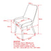 MIA-SIDE CHAIR-DARK GREY/GREY LEG (SET OF 2 ) - Furniture Depot