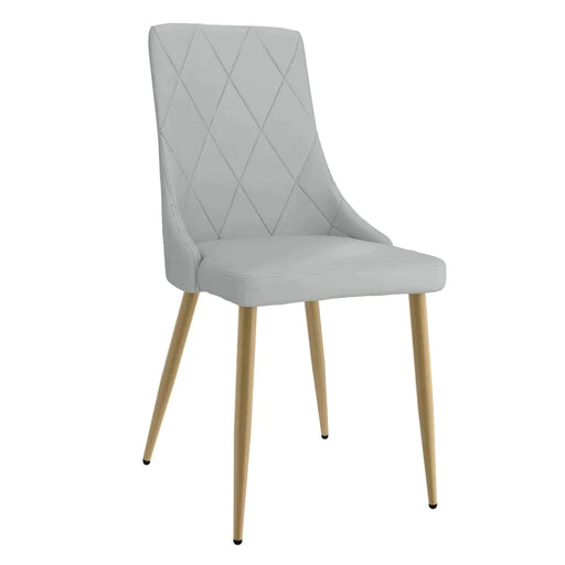 Antoine Side Chair, Set of 2, in Light Grey - Furniture Depot