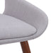 Hudson Side Chair in Grey Fabric - Furniture Depot