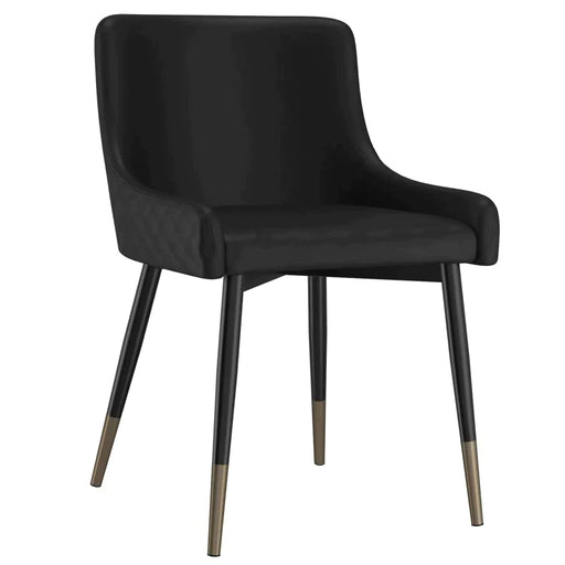 Xander Side Chair, Set of 2, in Black - Furniture Depot