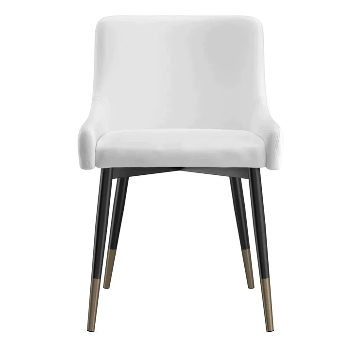 Xander Side Chair, Set of 2, in White - Furniture Depot