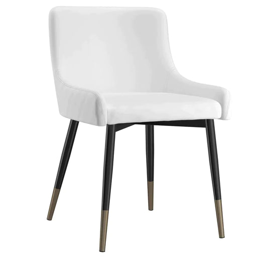 Xander Side Chair, Set of 2, in White - Furniture Depot