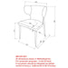 Akira Side Chair, set of 2, in Grey - Furniture Depot