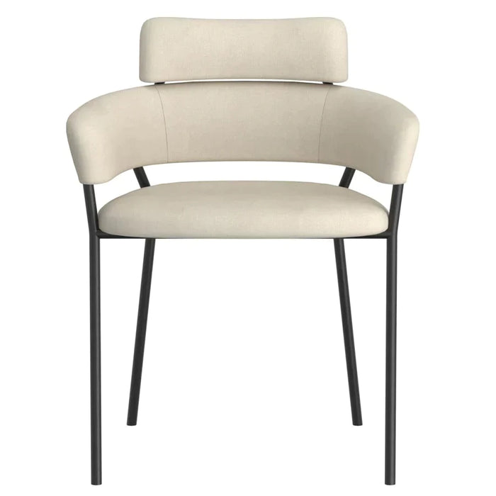 Axel Side Chair, set of 2, in Beige - Furniture Depot