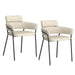 Axel Side Chair, set of 2, in Beige - Furniture Depot