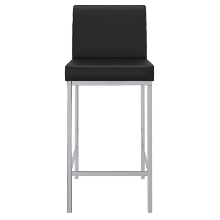 Porto 26" Counter Stool, Set of 2, in Black - Furniture Depot