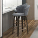 Tula 26" Counter Stool in Grey - Furniture Depot