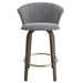 Tula 26" Counter Stool in Grey - Furniture Depot