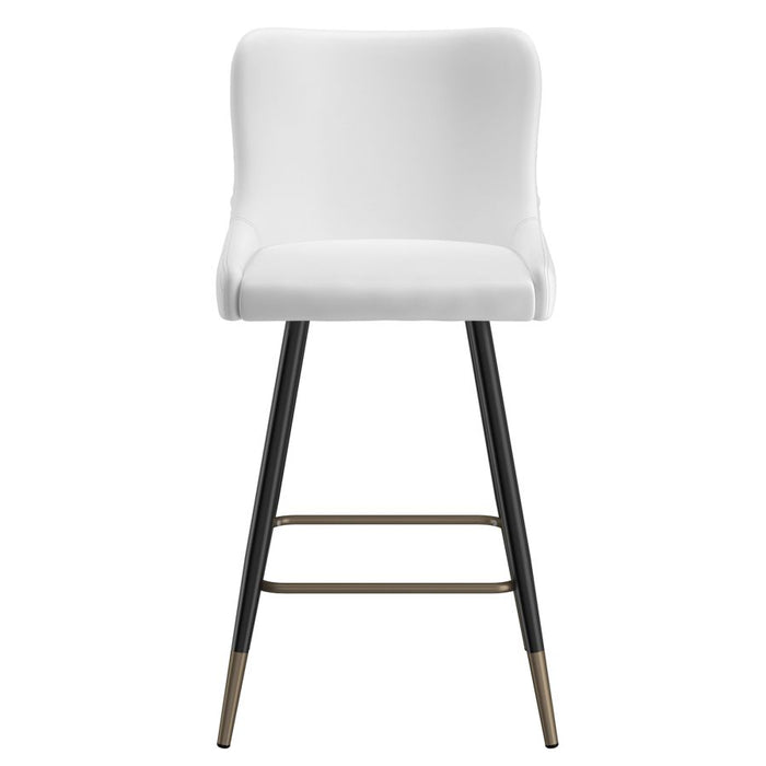 Xander 26" Counter Stool, Set of 2, in White - Furniture Depot