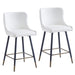 Xander 26" Counter Stool, Set of 2, in White - Furniture Depot