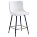 Xander 26" Counter Stool, Set of 2, in White - Furniture Depot