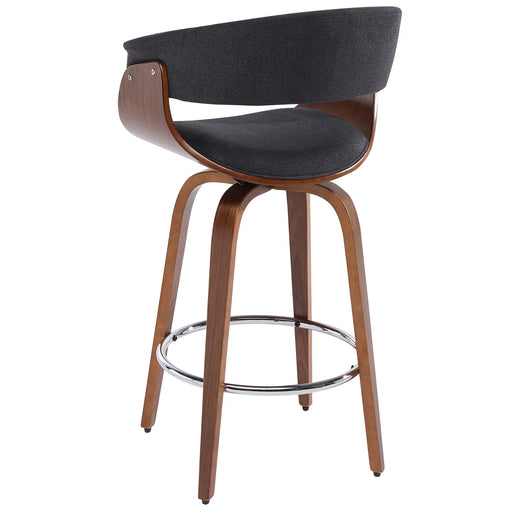 HOLT-26" COUNTER STOOL-FABRIC CHARCOAL - Furniture Depot