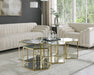 Sei Brushed Gold 5PC Coffee Table - Sterling House Interiors