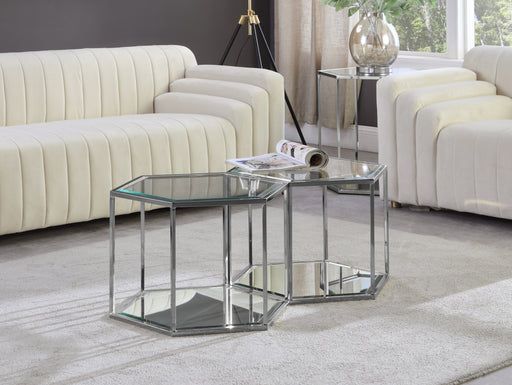 Sei Chrome 2PC Coffee Table - Sterling House Interiors