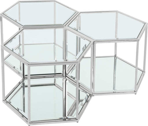 Sei Chrome 3PC Coffee Table - Sterling House Interiors