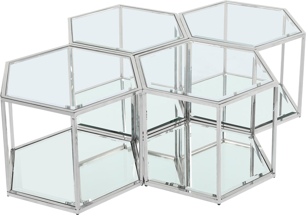 Sei Chrome 4PC Coffee Table - Sterling House Interiors