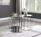 Sei Chrome End Table - Sterling House Interiors