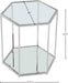 Sei Brushed Chrome End Table - Sterling House Interiors