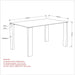FRANKFURT/MAXIM GY-5PC DINING SET - Furniture Depot